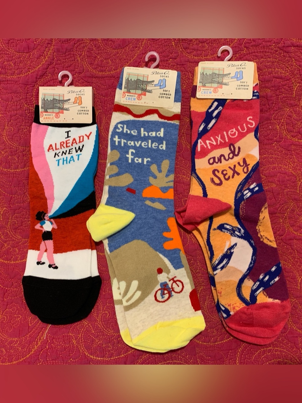 NWT Blue Q Socks